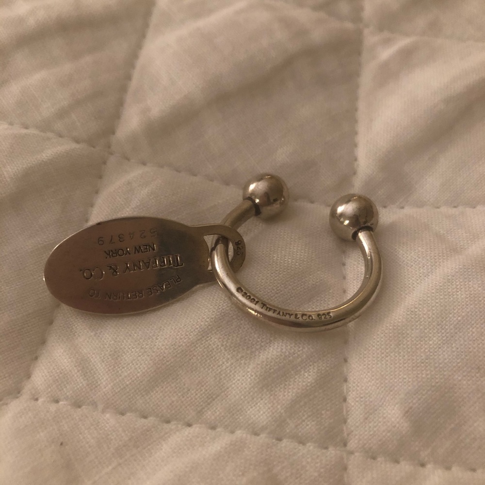 Tiffany & Co sterling silver keychain